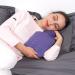 Samply 2L Hot Water Bottle with Knitted Cover - Hot & Cold Compress for Pain Relief - Lilac - Buy Online on GoSupps.com