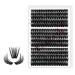 Fadlash Individual eyelash clusters 300 B schel 0.07d 10-18mm 60d effect DIY eyelash extensions eyelash extension volume eyelashes at home 10-18 mm 60d (3D effect) -0.07d