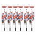 Black Ice Spray Barber Pencil (White) - 6 pieces White 6 Count (Pack of 1)