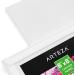 Arteza 8x8 Inch Blank Canvas Boards - Pack of 14, 100% Cotton, Gesso-Primed - Ideal for Acrylic Pouring & Oil Painting - Buy Online on GoSupps.com