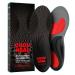 (New) Work Orthotic Insoles - Anti Fatigue Medium Arch Support Shoe Insert Men Women - for Plantar Fasciitis Flat Feet Leg - Relieve Foot Pain - Work Boot Insoles for Standing All Day (L, Gray) Gray L(Men 9.5-10.5||Women 10.5-11.5)