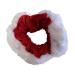 Pritties Accessories Christmas Red Velvet and White Fur Trim Hair Scrunchie Bobble Elastic Hair Band - Buy Online on GoSupps.com