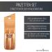 Premium Sword Crown Tweezettes Set - 2-Part Gold Stainless Steel Hair Removal Tweezers for Men & Women - Includes Practical Case - Buy Online on GoSupps.com