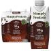 Simply Protein Ready-To-Drink Chocolate Plant Protein Shake 330mL Bottle Pack of 4 High Protein & Dark Chocolate Almond Protein Bars Gluten Free Vegan High Protein Snacks 4 Count - Buy Online on GoSupps.com