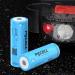 ICR18500 Rechargeable Li-Ion Batteries 3.7V 1400mAh - Flat Top for Flashlights & Solar Lights (4 Pack) - Not AA or AAA Size - Buy Online on GoSupps.com