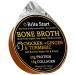 Brite Start Bone Broth - Chicken + Ginger & Turmeric - 12 Count - Keto Friendly Concentrate with 16g Collagen, 20g Paleo Protein - Made from Organic Free Range Chicken Bones - Single Serve Packets Chicken + Ginger &Turmeri…