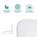 Dream On Me Lightweight Mesh Security Bed Rail Double Pack - White - Buy Online on GoSupps.com