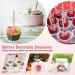10+10 Candy Apple Kits AngleKai 10Pcs Bling Candy Apple Sticks/ 10Pcs Candy Apple Boxes/ 25 Yard Ribbon Rhinestone Caramel Apple Sticks Clear Candy Apple Boxes with Hole Silver White - Buy Online on GoSupps.com