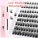 Ruairie 97pc DIY Eyelash Extension Kit - Lash Clusters, Bond, Seal - Black - 96 Pcs Individual Lashes - Professional Results - Buy Online on GoSupps.com