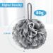 VANZAVANZU Bath Loofah Large 80g Shower Sponge Body Scrubber Mesh Pouf Set of 4 - Gray - Buy Online on GoSupps.com