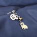 ENSIANTH Dog Keychain - Perfect Gift for Dog Lovers & Owners | Puppy Paw Print Keyring for Moms & Dads - Buy Online on GoSupps.com