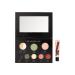 Lauren Luke Full Face Makeup Palette and My Glossy Lips Ll801-02 My Luscious Greens 11.4 Ounces