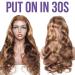Ashart Ombre Highlight Lace Front Wig 4/27 Honey Blonde Body Wave 26 - Pre Plucked Glueless Wig for Black Women - Buy Online on GoSupps.com
