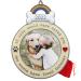 BANBERRY DESIGNS Dog Memorial Keepsake Ornament - 2022 Dated Christmas Picture Holder - If Love Could Have Saved You - Paw Prints and Heart Design - Loss of Pet Gifts - Gift/Storage Bag Included 1