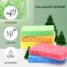 ARCLIBER Cellulose Heavy Duty Kitchen Sponges - 6 Pack, Multicolor - Scrub Tough Messes Without Scratching - Buy Online on GoSupps.com