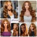 URAIN 26 Inch Light Brown Human Hair Wig | Body Wave 13x4 HD Lace Front Brazilian Virgin Hair Wig for Black Women | Pre Plucked & Glueless | 150% Density - Buy Online on GoSupps.com