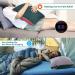 FirstE Electric Heated Throw Pillow - 17.7 x 17.7 Lumbar Support Pillow for Pain Relief - 3 Heat Settings, 3 Timer Settings - Ideal for Back Pain, Menstrual Cramps, Abdomen, Shoulders - Buy Online on GoSupps.com
