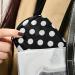 Travel-Friendly Naanle Black & White Polka Dots Pill Box | 7-Day Pill Organizer & Zipper Case for Vitamins | Compact & Portable Supplement Holder - Buy Online on GoSupps.com