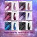 Aubss Glitter Gel Nail Polish Set - 6 Color Changing Purple Cat Eye Shades - Magnetic Sparkle, Temperature Color Changing Gel Nail Polish - DIY Manicure with A-Shiny Crystal Effect - Buy Online on GoSupps.com