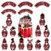 Norinoya 12Set Christmas Cupcake Toppers and Wrappers Merry Christmas Cake Topper for Christmas Eve Party Decorations Party Supplies Christmas-12