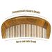 BFWood Sandalwood Beard Comb for Men - Pocket Size Detangler for Beards and Mustache - Buy Online on GoSupps.com