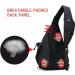 TurnWay Waterproof Sling Bag with USB Charging Port | Travel, Hiking, Cycling, Camping | Black - Buy Online on GoSupps.com