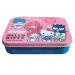 Hello Kitty Children's Paving licensed product - 6 pieces - metal box - 24 plaster - beautiful design plaster storage box for children - Suitable for backpack - Hello Kitty Friends 6 pieces