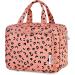 Full Size Orange Leopard Travel Toiletry Bag for Women - Large Makeup Organizer - Buy Online on GoSupps.com