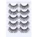 Goddvenus False Eyelashes Natural Look Eye Lashes Wispy CC Curl Russian Eyelashes Cotton Band Strip Lashes That Look Like Extensions Fake Eye Lashes Pack 5 Pairs wispy lashes - Buy Online on GoSupps.com
