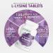 High Strength L-lysine 500mg Tablets | Immune Support & Collagen Synthesis | Essential Amino Acids | 120 Count | International Shipping Available - Buy Online on GoSupps.com