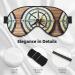 Maritime Sailboat Compass Print Sleep Mask - Double-Sided Unisex Eye Mask for Sound Sleep & Skin Care - Buy Online on GoSupps.com