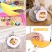 HzNzYHD Mini Hamster Bed with Winter Rat Hanging Hammock Banana Soft Warm Fleece Hamster Cave Nest for Small Animal - Buy Online on GoSupps.com