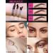  Lestpola Peel Off Waterproof Eyebrow Colouring Gel Long Lasting Clear Wax - Natural Tattoo Gel - Up to 3 Days with Eyebrow Stencil and Brush - 01# - Buy Online on GoSupps.com