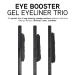 Physicians Formula Eye Booster Gel Black Eyeliner Set of 3 - Shimmer, Satin, Matte - Water-Resistant, Smudge Resistant, Long-Lasting Formula - Buy Online on GoSupps.com
