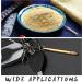 24 Spoon Wax Tool Sets with Key Ring for Vial Filling on Keychain Glitter Pendant - 74.5mm - Buy Online on GoSupps.com