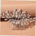 FRCOLOR Hair Comb Bridesmaid Hair Accessories Pearl Hair Accessories Flower Hair Clips for Women Hair Accessories for Women Pearl Tiara Women's Iron Rhinestones Rhinestone Hair - Buy Online on GoSupps.com