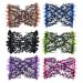 FXBLING 6Pcs Magic Easy Combs for Women Hair Bun Maker Accessories  Elastic Beaded Double Hair Clips Combs for Hair Styling or Hair Decoration
