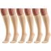 Short length 20-30 mmHg compression stockings Large beige