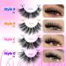 20 Pairs False Lashes Wispy Eyelashes Fluffy Lashes 5D Volume Natural Lashes 4 Styles Mixed Fake Eyelashes Strip Lashes Pack by GVEFETIEE B- Wispy - Buy Online on GoSupps.com