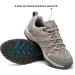 NORTIV 8 Women's Lightweight Hiking Shoes - Size 7.5 Light Grey | Breathable Mesh Outdoor Sneakers for Walking and Work - Buy Online on GoSupps.com