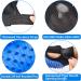 USION Pet Dog Cat Grooming Glove 2 Pack Upgraded 259 Pins Pet Hair Remover Mitt Massage Deshedding Glove Brush with Longer Tips for Long Short Fur Dogs Cats Rabbits Horses and More(LEFT & RIGHT) Pair-Blue-259 Pins - Buy Online on GoSupps.com
