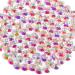 Beadsland 288 pieces flat back rhinestones nail crystals rhinestones for nails transparent SS30 (6.4-6.6mm) transparent from SS30/288PCs