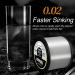 RIKIMARU 100% Soft Fluoro Fishing Line | Clear 8LB/0.26mm/300Yds - Buy Online on GoSupps.com