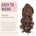 Dcbaboo 18inch Claw Clip in Ponytail Hair Extensions Long Wavy Ponytail Extension Curly Synthetic Pony tails Natural Wave One Piece Hairpiece Fake Ponytail for Women Dark Brown/Dark Auburn 18 inch 150g Dark Brown/Dark Auburn - Buy Online on GoSupps.com