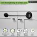 Urban August Adhesive Combination Lock  Childproofing & Baby Safety  Heat Resistance  Easy to Install with Heavy Duty 3M Adhesive Tape  Best for Cabinets  Drawers  Doors & refrigerators (One) 1 - Black - Buy Online on GoSupps.com