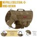 Oneigris No-Pull Dog Harness - Ultra Breathable Adjustable Mesh Vest for Large/Medium Dogs with 2 Handles - Brown (L: Neck 45-63cm Breast 68-91cm) - International Shipping Available - Buy Online on GoSupps.com