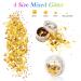 AOOWU 12 Colors Chunky Glitter Sequins for Nail & Festival Art - Holographic Cosmetic Powder for Face, Body, Eyes, Hair & DIY (08) - Buy Online on GoSupps.com