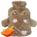 Heated Water Bottle 1000ml | Beaver Hot Water Bottle with Cover | Perfect Gift for Friends & Family | Cozy Hand & Foot Warmer - Buy Online on GoSupps.com
