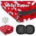 Portable Menstrual Pad Storage Bags for Women | Red Heart Pattern | Multi-Colored Holder for Tampons Panty Liners & Bandages | Ideal for School & Office - Buy Online on GoSupps.com