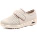 DITESABE Womens Diabetic Walking Shoes Adjustable Extra Wide Widths Diabetic Shoes Sneakers for Elderly Swollen Feet Plantar Fasciitis